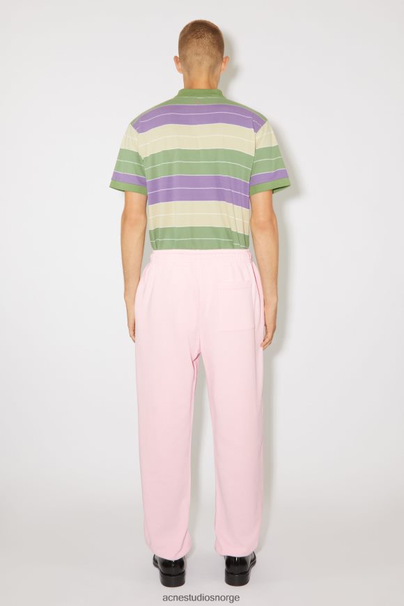 Acne Studios Unisex joggebukser i bomull N2PP4F1054 klær lyserosa