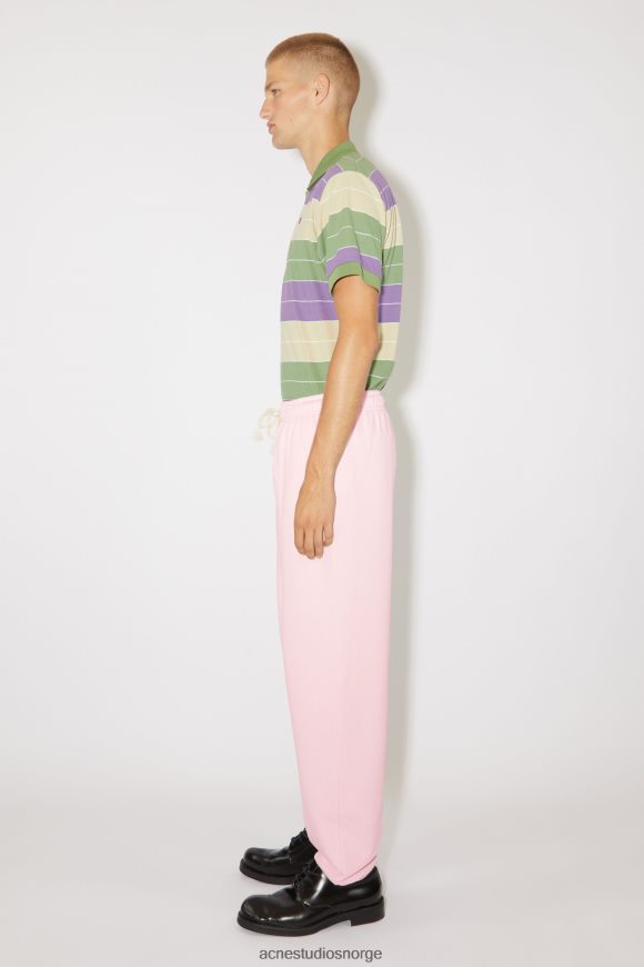 Acne Studios Unisex joggebukser i bomull N2PP4F1054 klær lyserosa