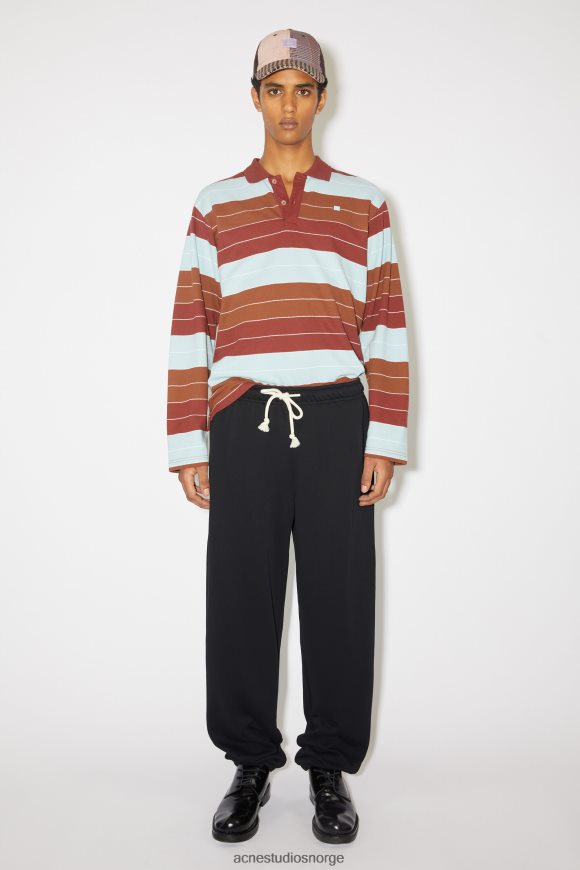 Acne Studios Unisex joggebukser i bomull N2PP4F1057 klær svart