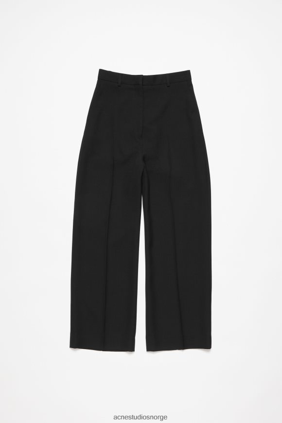 Acne Studios avslappede, skreddersydde bukser N2PP4F128 klær svart
