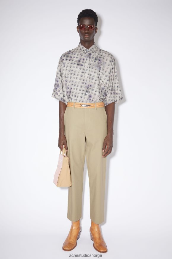 Acne Studios bukser med normal passform N2PP4F1172 klær hassel beige