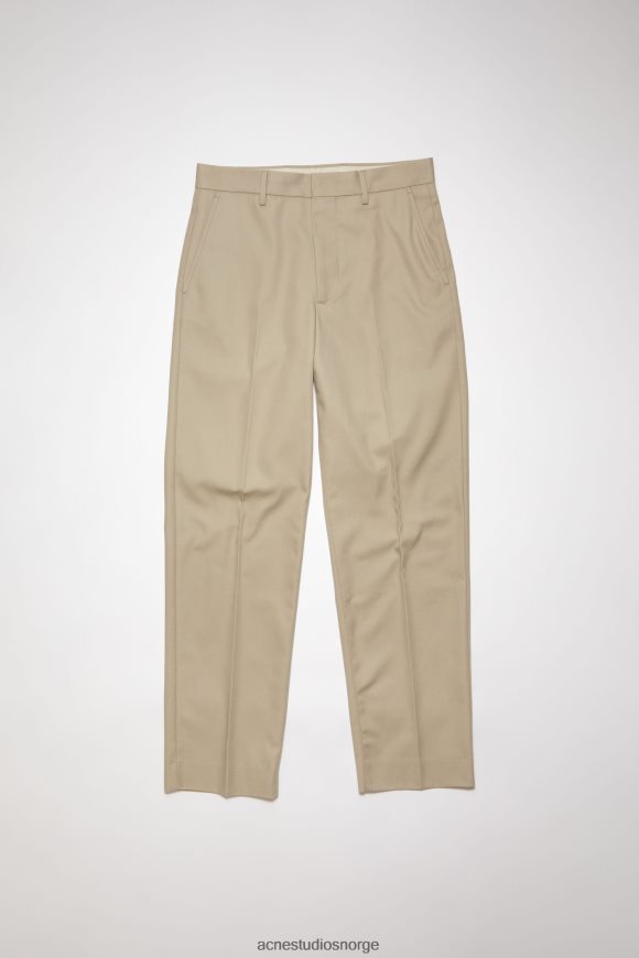 Acne Studios bukser med normal passform N2PP4F1172 klær hassel beige