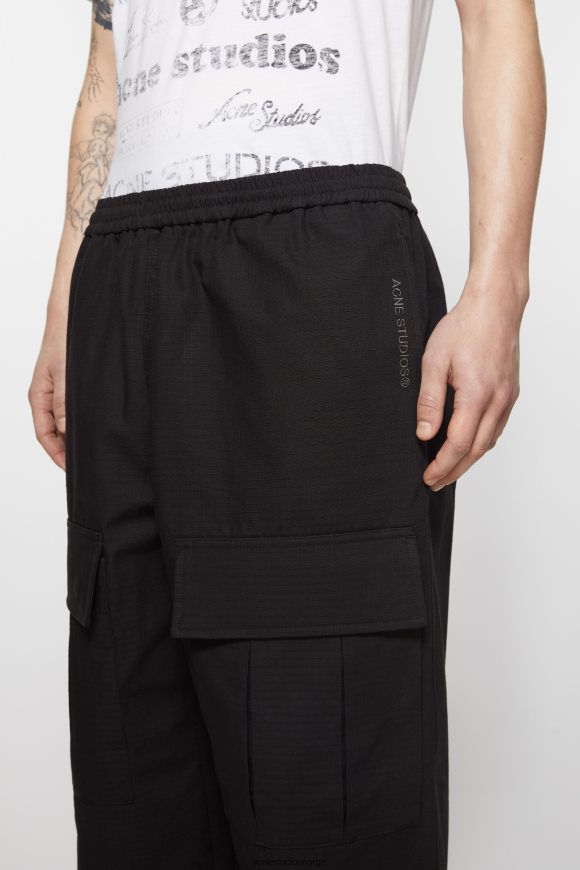 Acne Studios cargo bukser N2PP4F1096 klær svart