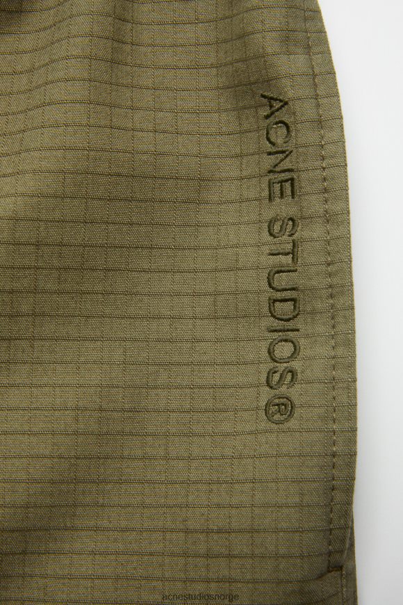 Acne Studios cargo bukser N2PP4F1097 klær olivengrønn