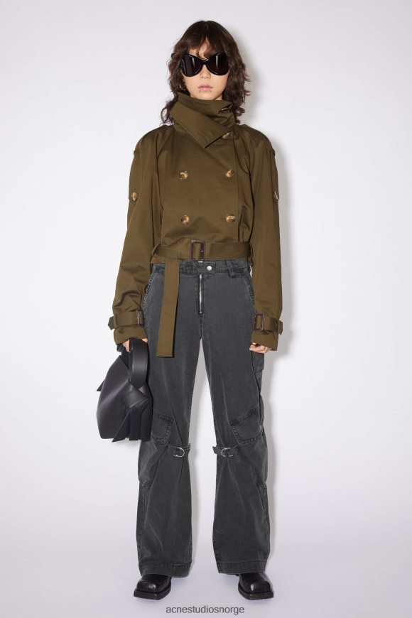 Acne Studios cargo bukser N2PP4F323 klær vasket svart