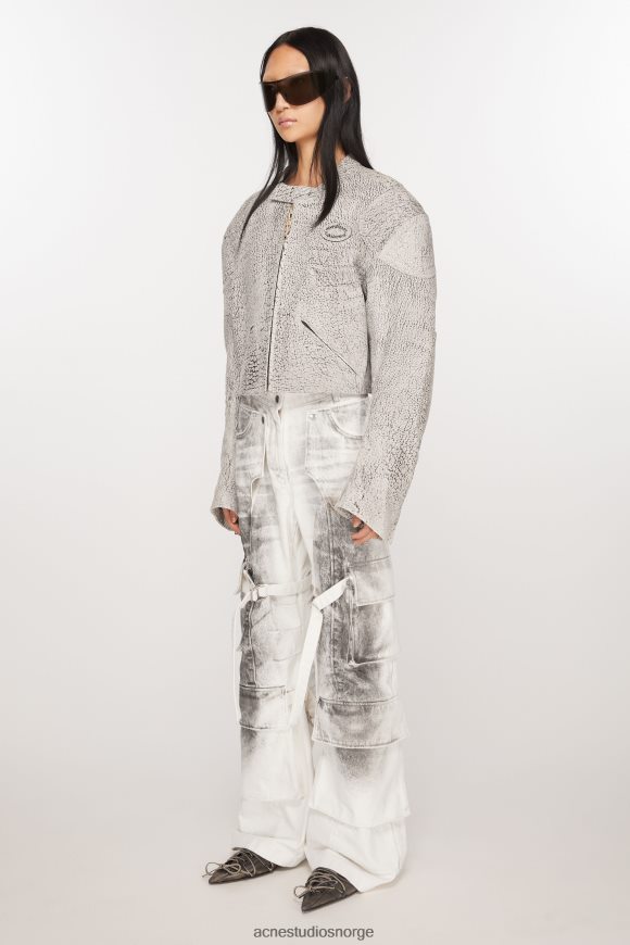 Acne Studios cargo jeans N2PP4F289 klær hvit svart