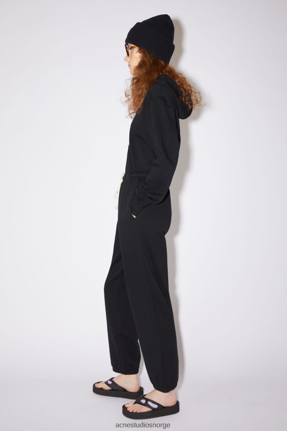 Acne Studios fleece joggebukse unisex N2PP4F417 klær svart