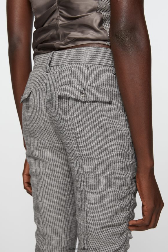 Acne Studios flytende bukser N2PP4F300 klær gråmelert