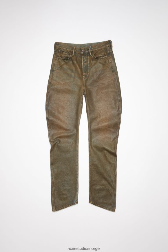 Acne Studios jeans med avslappet passform N2PP4F326 klær blå/beige