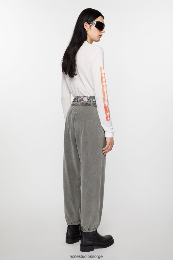 Acne Studios joggebukser i bomull N2PP4F1046 klær bleknet svart