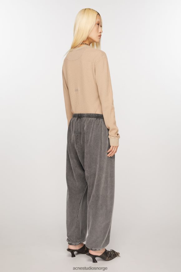 Acne Studios joggebukser i bomull N2PP4F301 klær bleknet svart