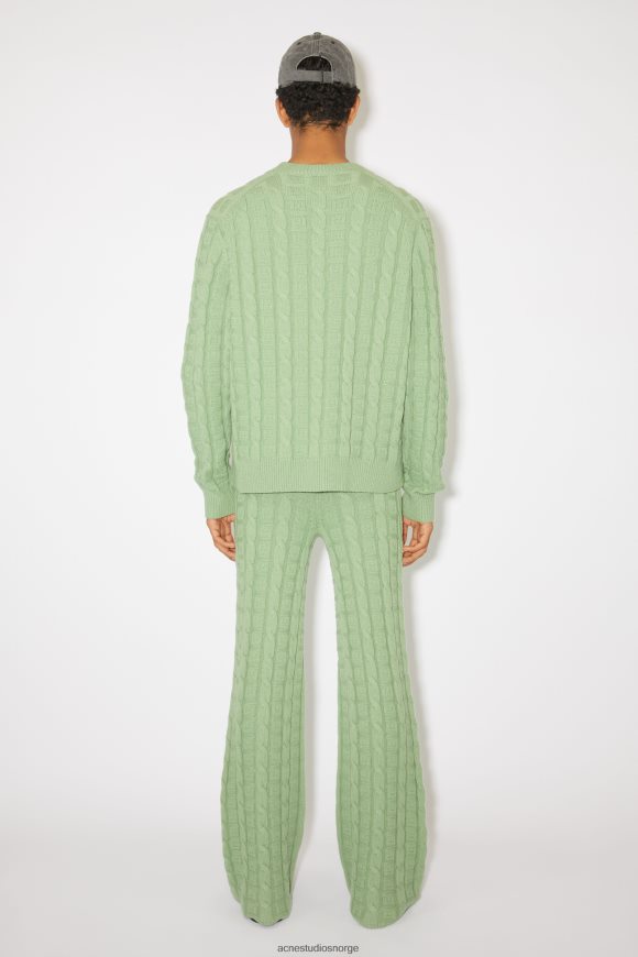 Acne Studios kabelullbukse unisex N2PP4F1055 klær salvie grønn
