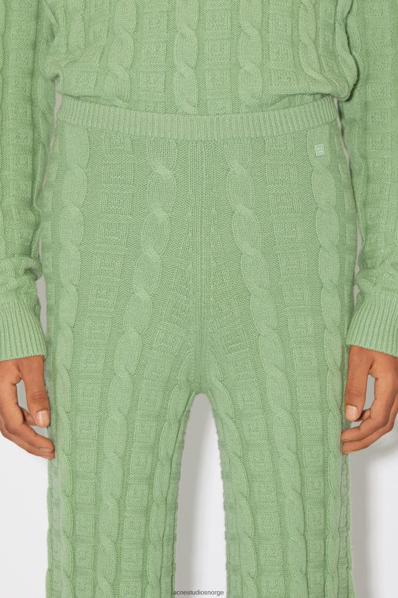 Acne Studios kabelullbukse unisex N2PP4F1055 klær salvie grønn