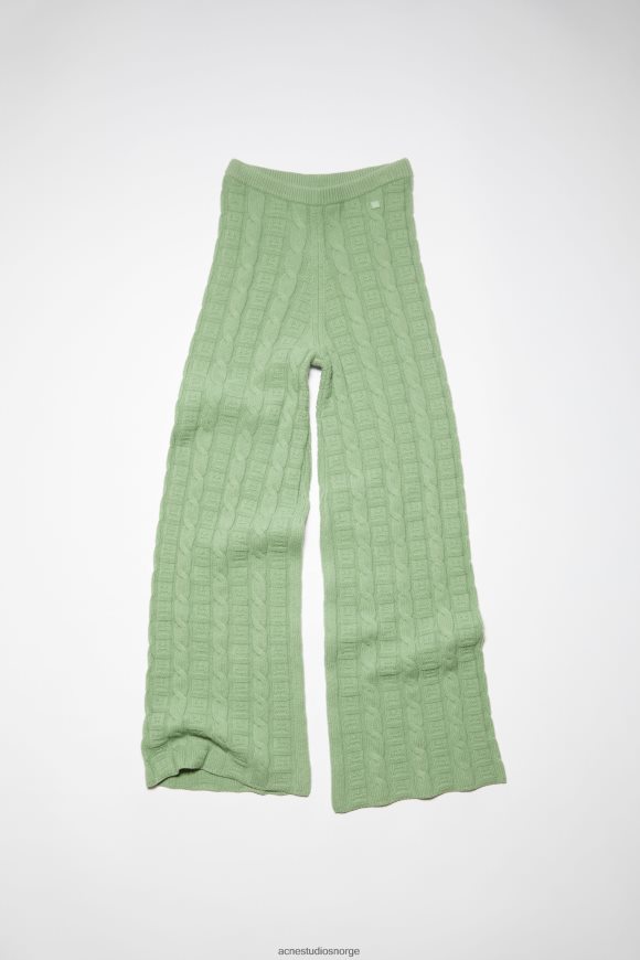 Acne Studios kabelullbukse unisex N2PP4F1055 klær salvie grønn