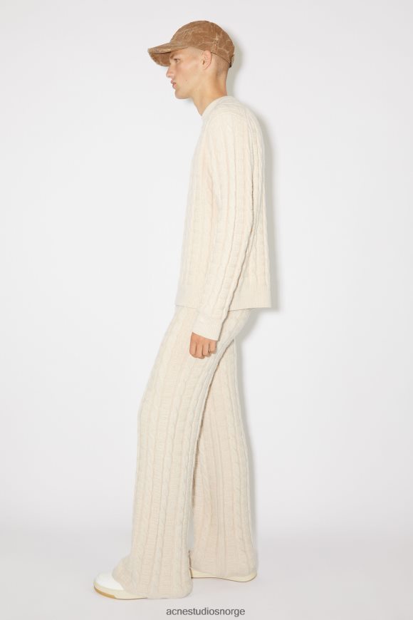 Acne Studios kabelullbukse unisex N2PP4F1058 klær havregryn melange