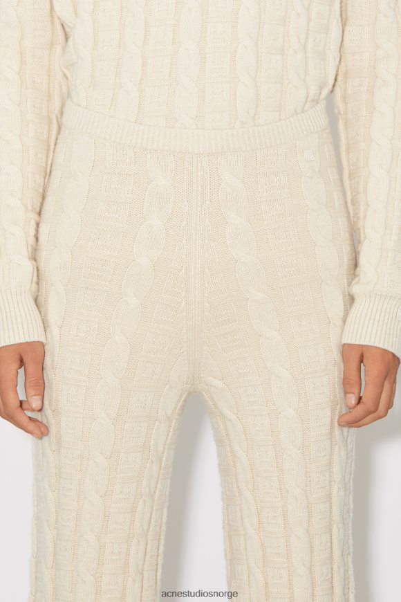 Acne Studios kabelullbukse unisex N2PP4F1058 klær havregryn melange
