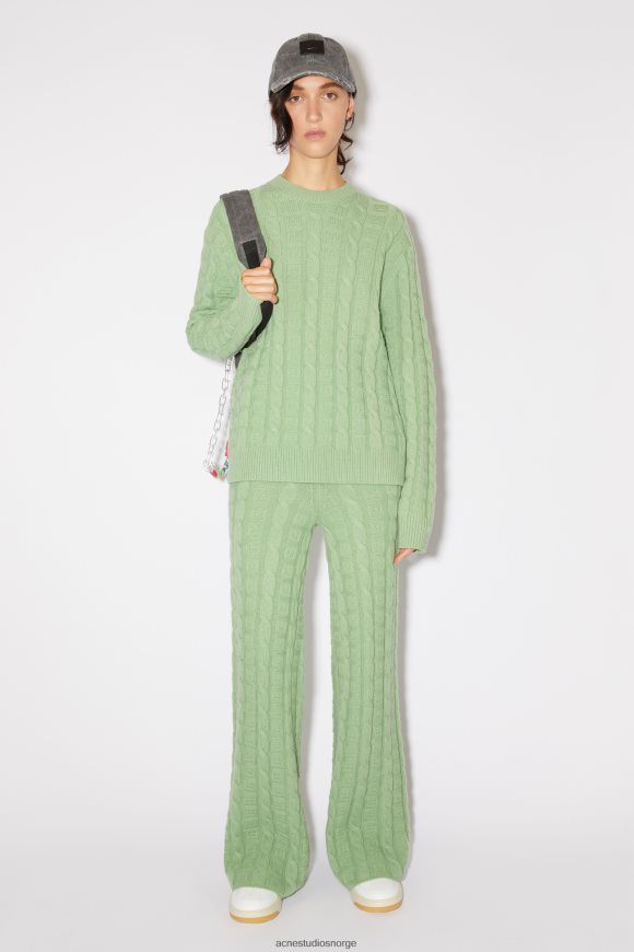 Acne Studios kabelullbukse unisex N2PP4F316 klær salvie grønn