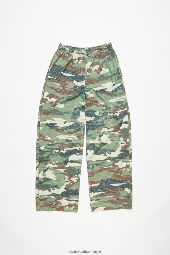 Acne Studios print joggebukser N2PP4F292 klær kakigrønn