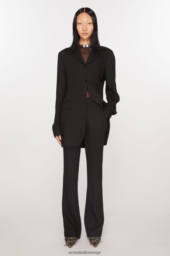 Acne Studios skreddersydde bukser i ullblanding N2PP4F291 klær svart