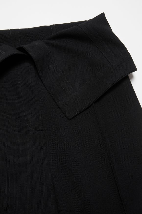 Acne Studios skreddersydde bukser i ullblanding N2PP4F299 klær svart