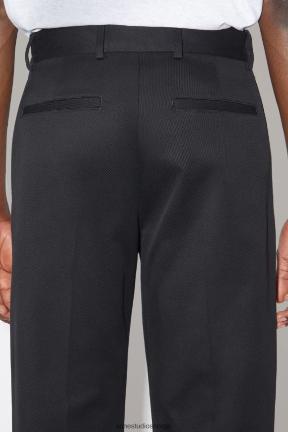 Acne Studios twill bukser N2PP4F1061 klær svart