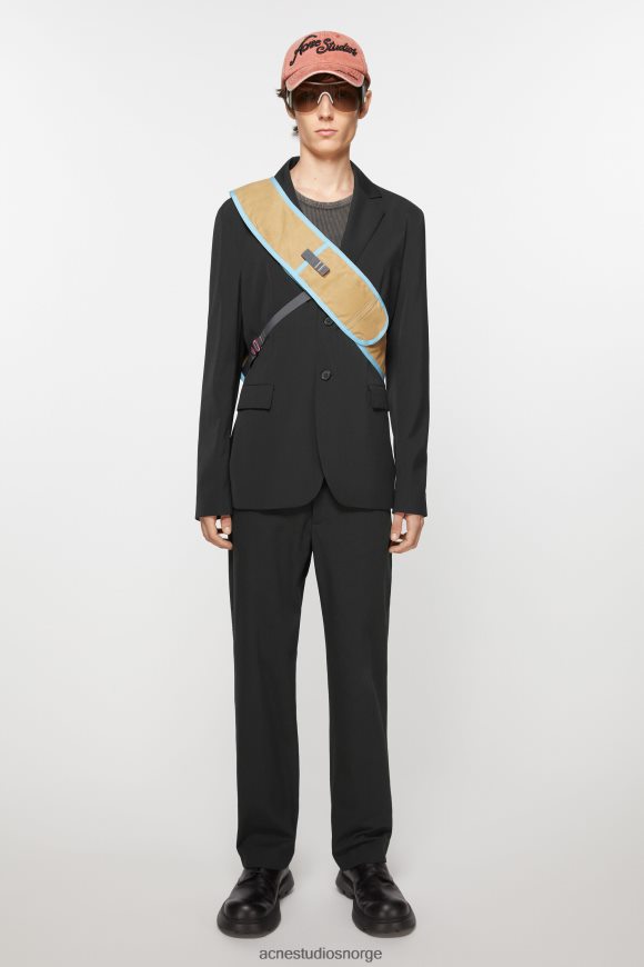 Acne Studios twill bukser i bomullsblanding N2PP4F1033 klær svart