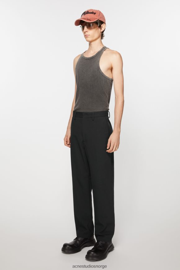 Acne Studios twill bukser i bomullsblanding N2PP4F1033 klær svart