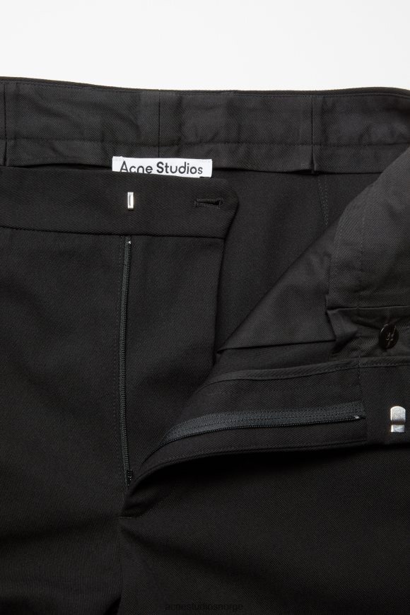 Acne Studios twill bukser i bomullsblanding N2PP4F1033 klær svart