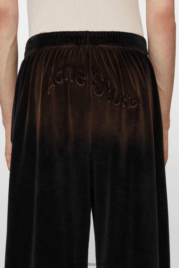 Acne Studios velurbukser N2PP4F1035 klær svart