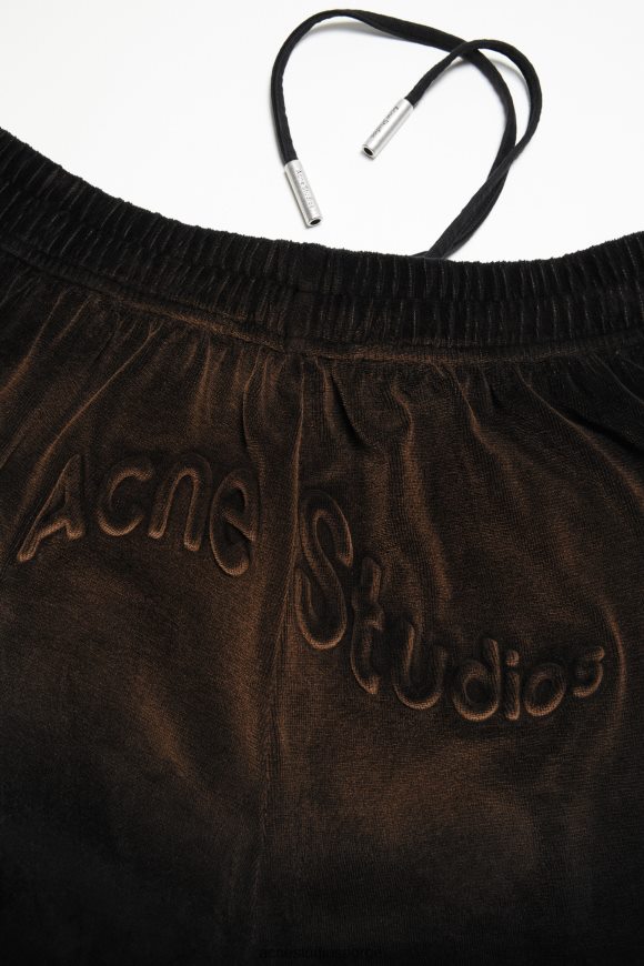 Acne Studios velurbukser N2PP4F1035 klær svart