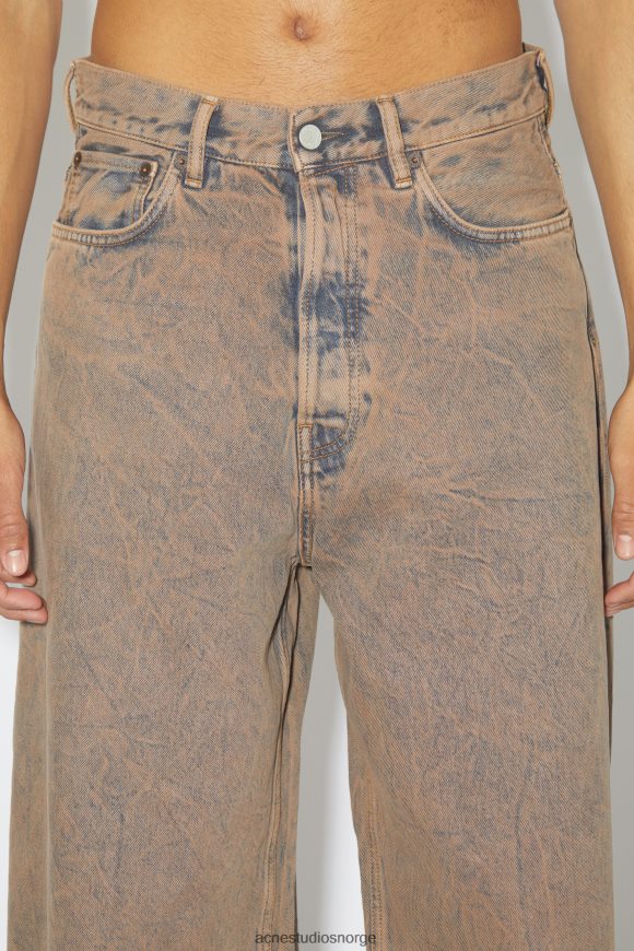 Acne Studios jeans med løs passform - 1989 N2PP4F1150 klær syrin/blå