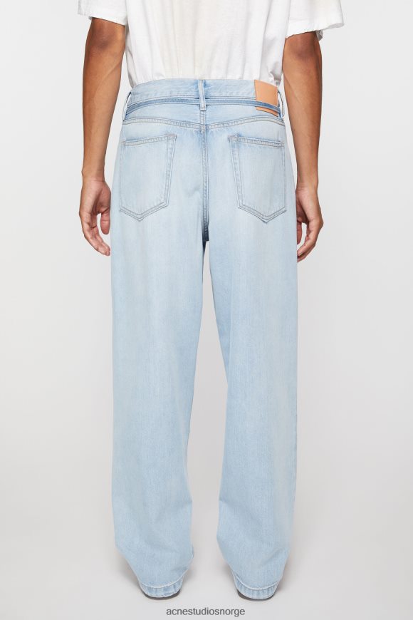 Acne Studios jeans med løs passform - 1991 toj N2PP4F1118 klær lyse blå