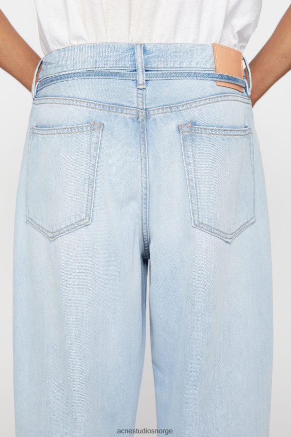 Acne Studios jeans med løs passform - 1991 toj N2PP4F1118 klær lyse blå