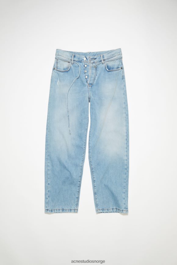 Acne Studios jeans med løs passform - 1991 toj unisex N2PP4F1144 klær lyse blå
