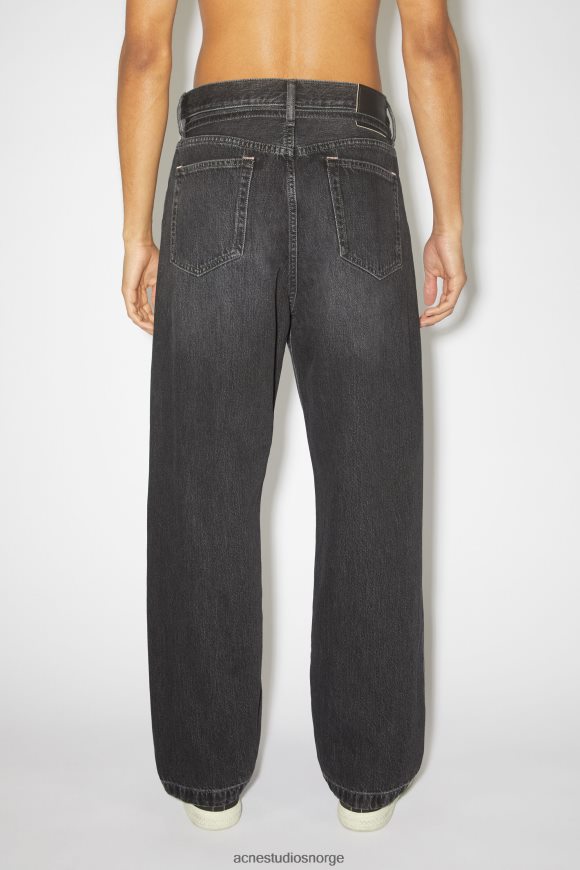 Acne Studios jeans med løs passform - 1991 toj unisex N2PP4F1149 klær svart