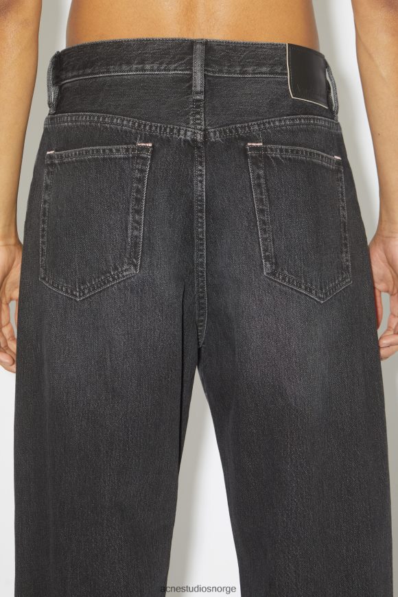 Acne Studios jeans med løs passform - 1991 toj unisex N2PP4F1149 klær svart