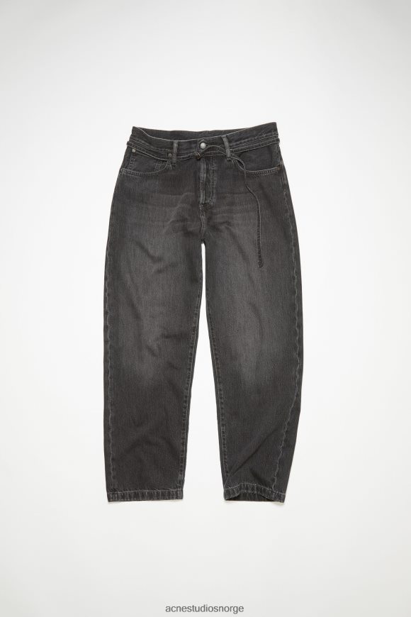 Acne Studios jeans med løs passform - 1991 toj unisex N2PP4F1149 klær svart