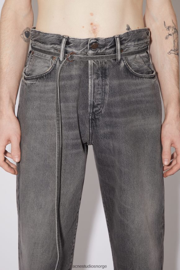 Acne Studios jeans med løs passform - 1991 toj unisex N2PP4F1209 klær svart