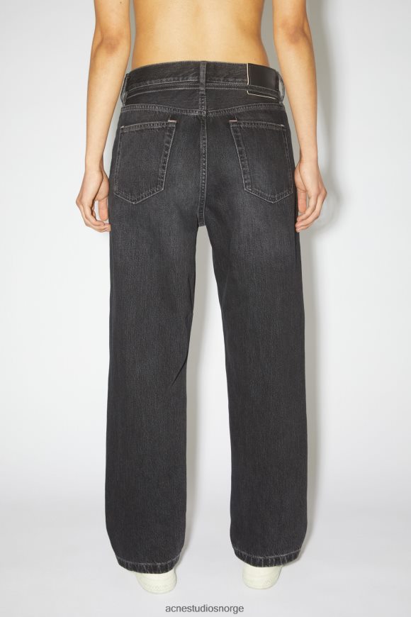 Acne Studios jeans med løs passform - 1991 toj unisex N2PP4F400 klær svart