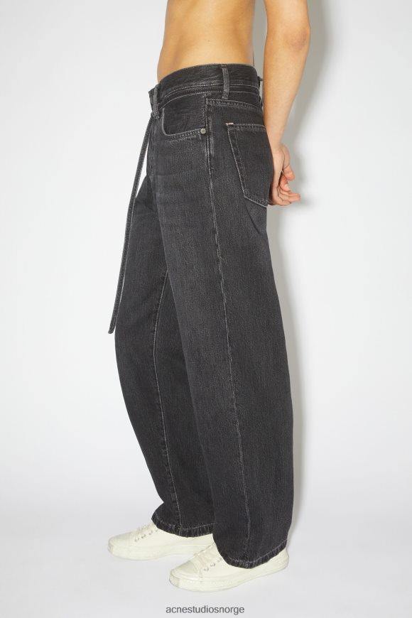 Acne Studios jeans med løs passform - 1991 toj unisex N2PP4F400 klær svart