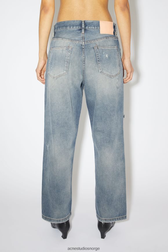 Acne Studios jeans med løs passform - 1991 toj unisex N2PP4F404 klær mellomblå