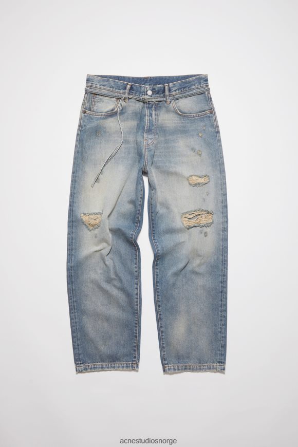 Acne Studios jeans med løs passform - 1991 toj unisex N2PP4F404 klær mellomblå