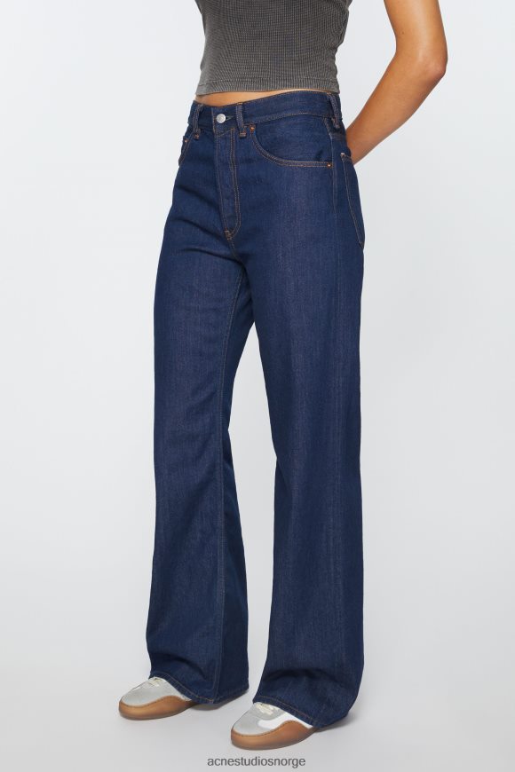 Acne Studios jeans med løs passform - 2021f N2PP4F224 klær indigo blå