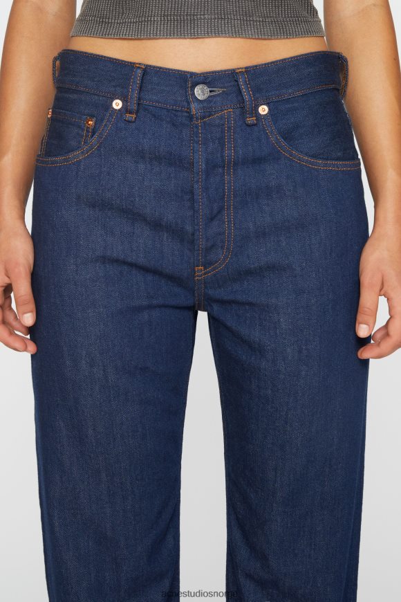 Acne Studios jeans med løs passform - 2021f N2PP4F224 klær indigo blå