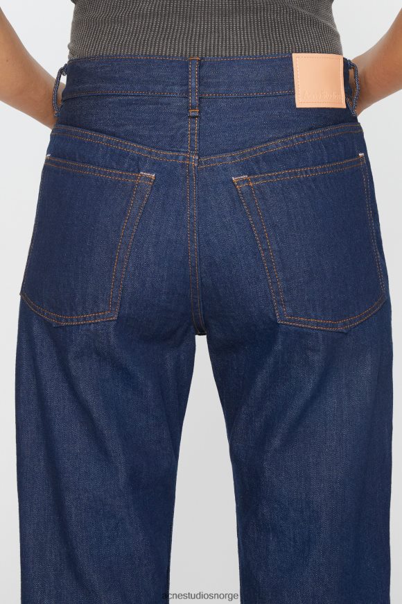 Acne Studios jeans med løs passform - 2021f N2PP4F224 klær indigo blå