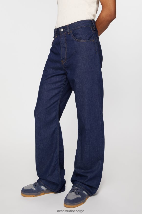 Acne Studios jeans med løs passform - 2021m N2PP4F1121 klær indigo blå