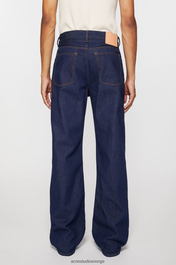 Acne Studios jeans med løs passform - 2021m N2PP4F1121 klær indigo blå