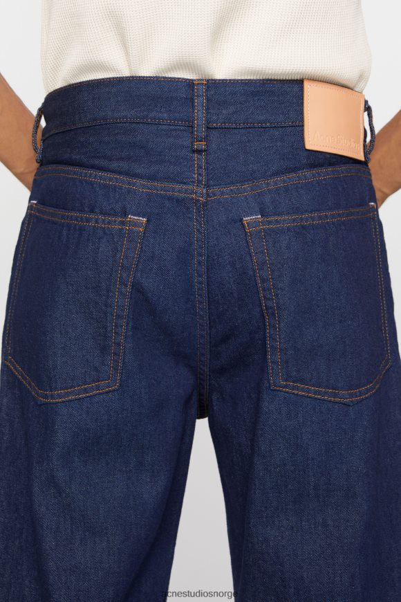 Acne Studios jeans med løs passform - 2021m N2PP4F1121 klær indigo blå