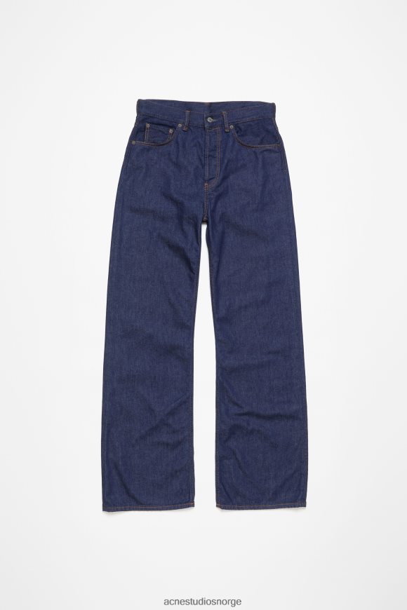 Acne Studios jeans med løs passform - 2021m N2PP4F1121 klær indigo blå