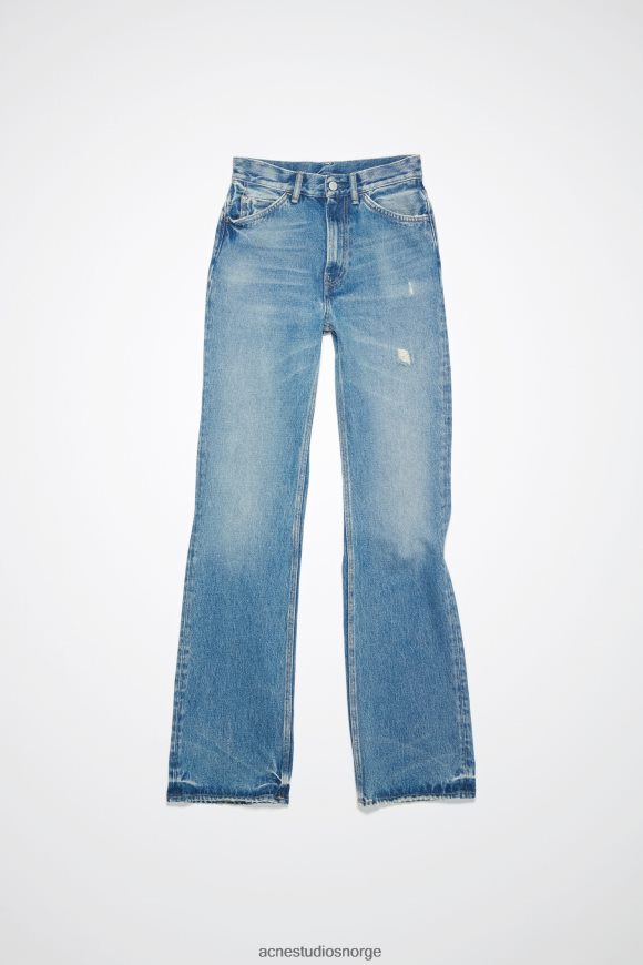 Acne Studios jeans med normal passform - 1977 N2PP4F232 klær mellomblå